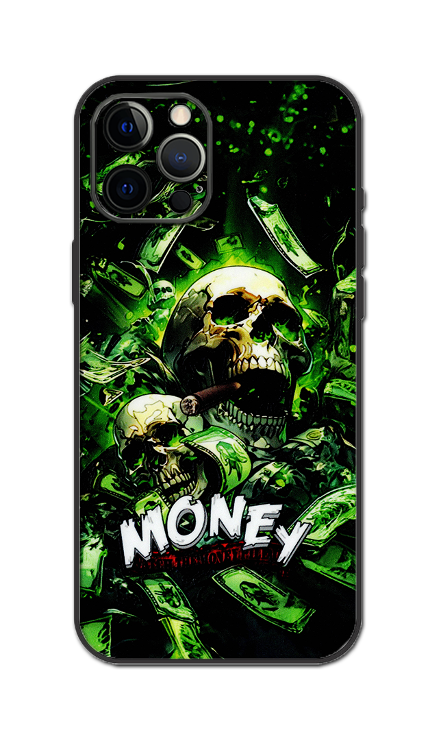 Skull Money Phone Skin