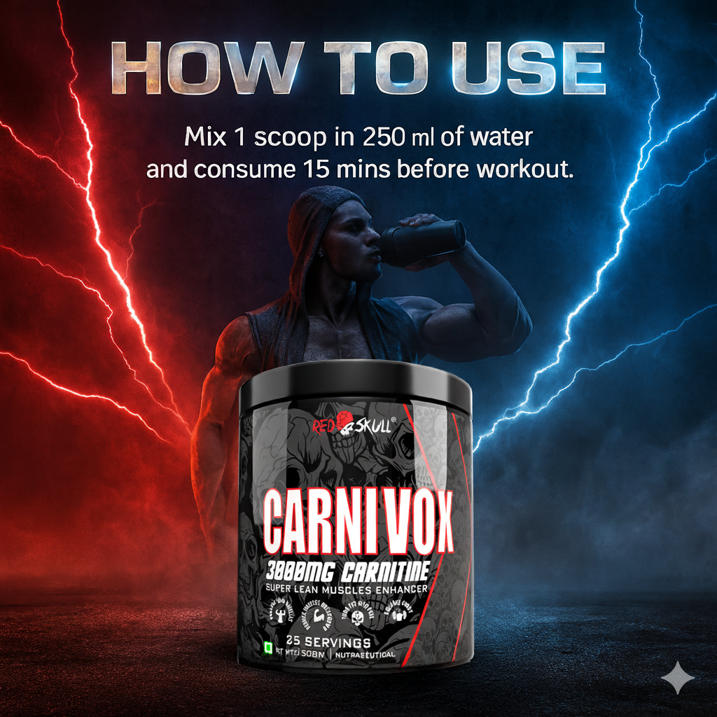 REDSKULL CARNIVOX SUPER LEAN MUSCLES ENHANCER L-CARNITINE
