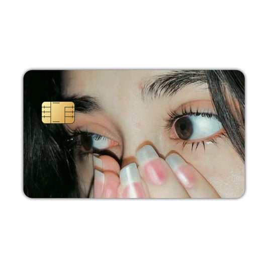 Girl Eyes Card Skin