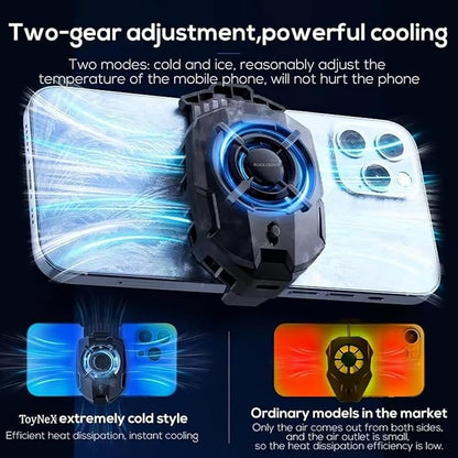 Phone Cooler With Blue Light Cooling Radiator For Gaming