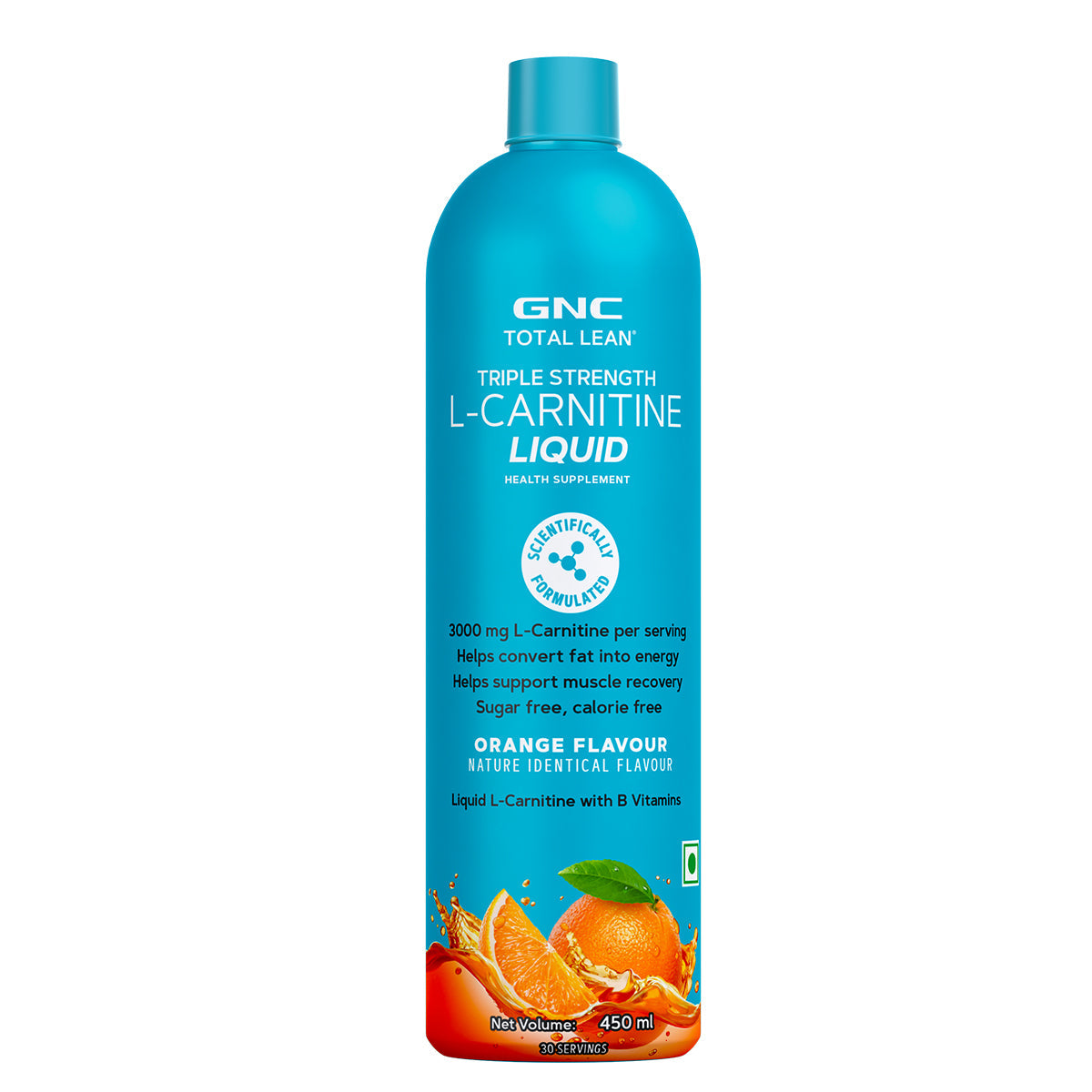 GNC Total Lean Triple Strength L-Carnitine Liquid 450 ml