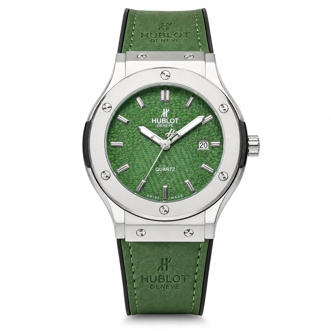 Hublot Leather Strap Watch