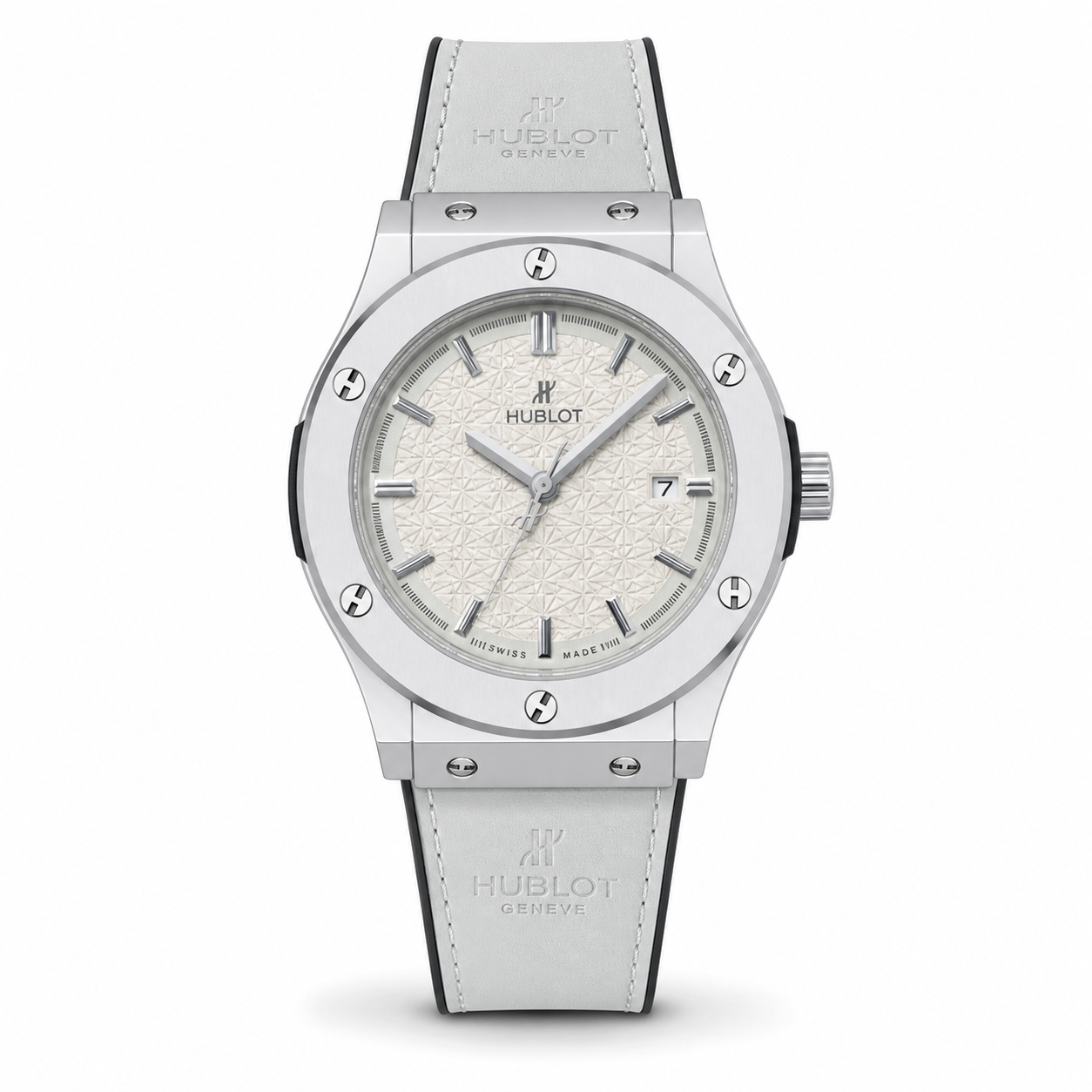 Hublot Leather Strap Watch