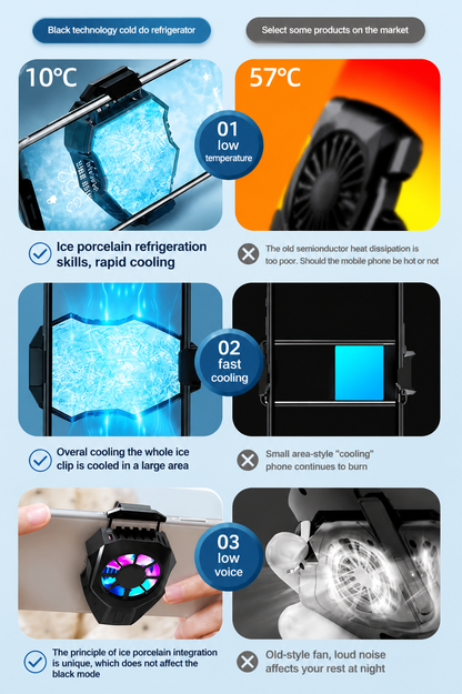 Mobile Fan Radiator Mobile Cooler for Gaming