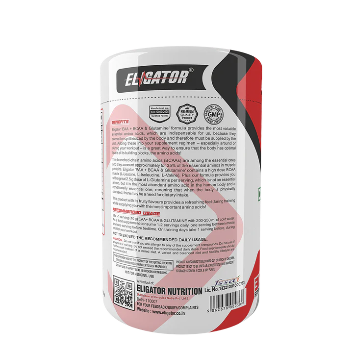 Eligator Eaa Plus Bcaa And Glutamine (30 Servings)