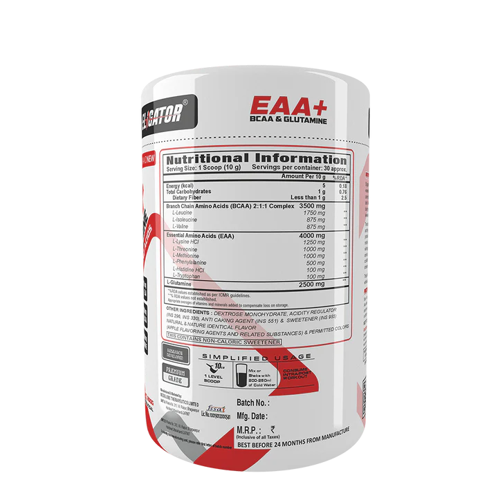 Eligator Eaa Plus Bcaa And Glutamine (30 Servings)