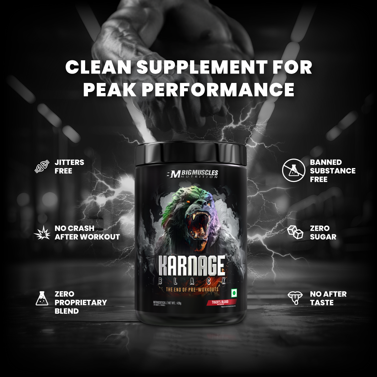 Karnage Black 420gm