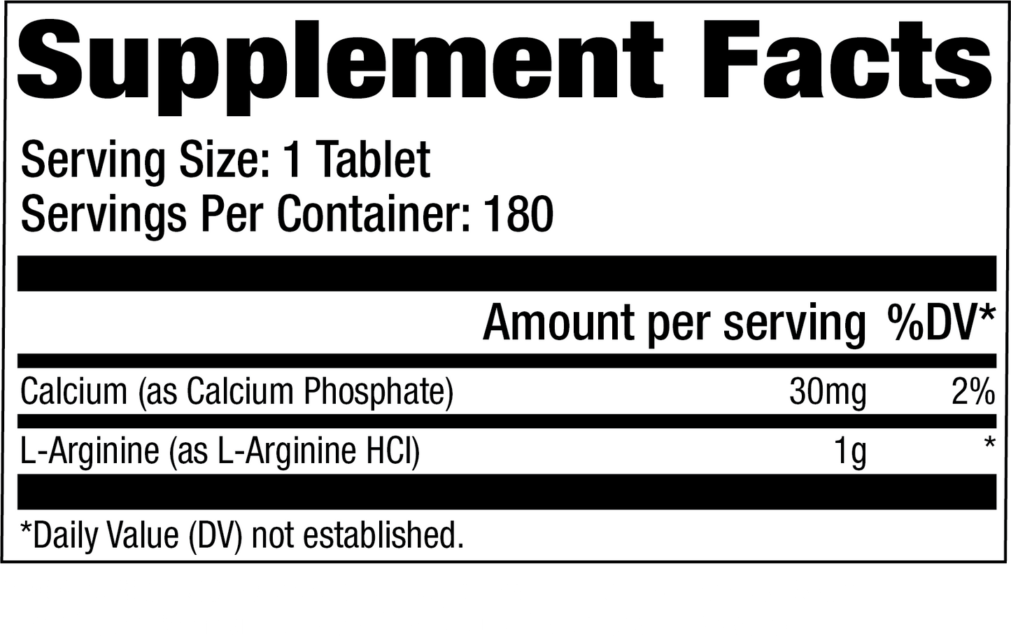 GATSPORTS L-ARGININE - 180 Tablets