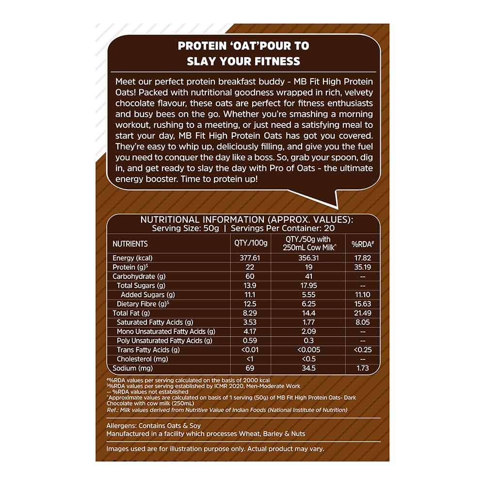 MuscleBlaze High Protein Oats